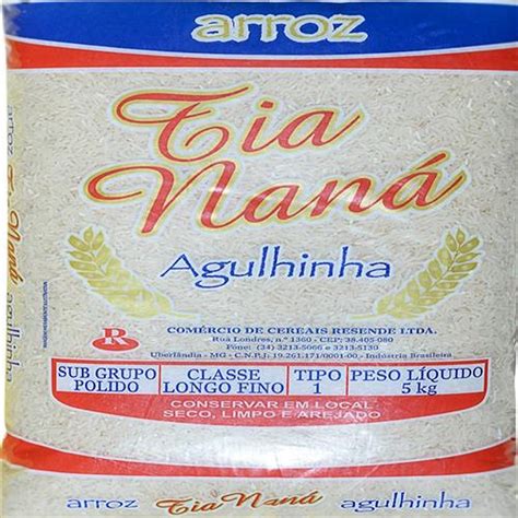 arroz tia nana|Arroz Tia Naná Agulhinha